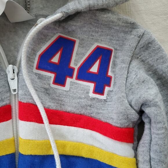Vintage #44 Hooded Zipup Sweater 12 months - Picture 2 of 7